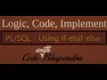 Multiple if else in with example program