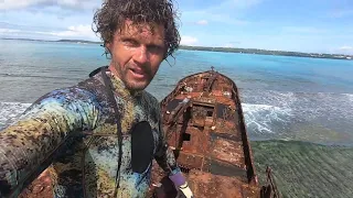 Ep. 342 Freediving the wrecks off San Andreas – Sailing and adventure in the middle of the Caribbean
