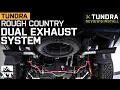 2009-2021 Tundra 5 7L Rough Country Dual Exhaust System with Black Tips Sound Clip Review