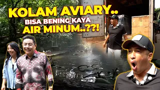 DAPAT KEJUTAN TAK TERDUGA..!! 😱 KOLAM AVIARY BISA KAYAK AIR MINUM?!