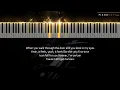 John Legend - Nervous - Piano Karaoke Instrumental Cover with Lyrics