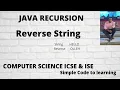 Java Program To Reverse A String Using Recursion