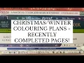 COLOURING PLANS RECENTLY COMPLETED PAGES Adult Colouring