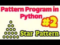Pattern Program in Python Star Pattern Pyramid