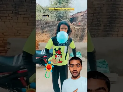 Chewgum ka🎈balloon 🤣 Introducing the "VitaWear SmartBand," a next-generation wearable gadget 🎉