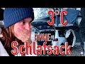 OHNE Schlafsack bei 3°C im Dachzelt schlafen!🥶 Wie kann mir sowas passieren?!