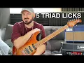 Lagu 5 Triad licks you NEED to know