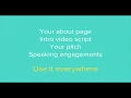 Download your 15-minute bio template