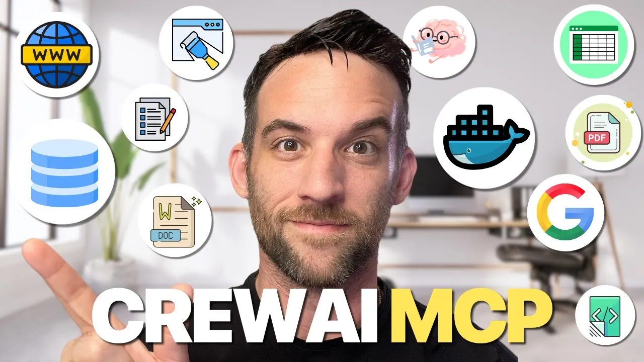 CrewAI Update Made it EASIER to use MCP - [Docker + Context7 + Database]