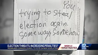 Milwaukee alderwoman looks to increase penalties for threatening harassing election s
