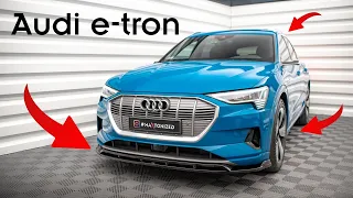 Audi e-tron Maxton Design splitter set Presentation