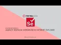 How to Launch Internet Explorer using Selenium WebDriver - TestingAdda