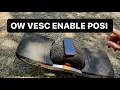 VESC Enable Posi And Single Zone Engagement Onewheel