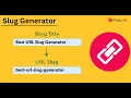 Slug Generator Online URL Slug Generator Tool Slugify Create SEO Friendly URL Online