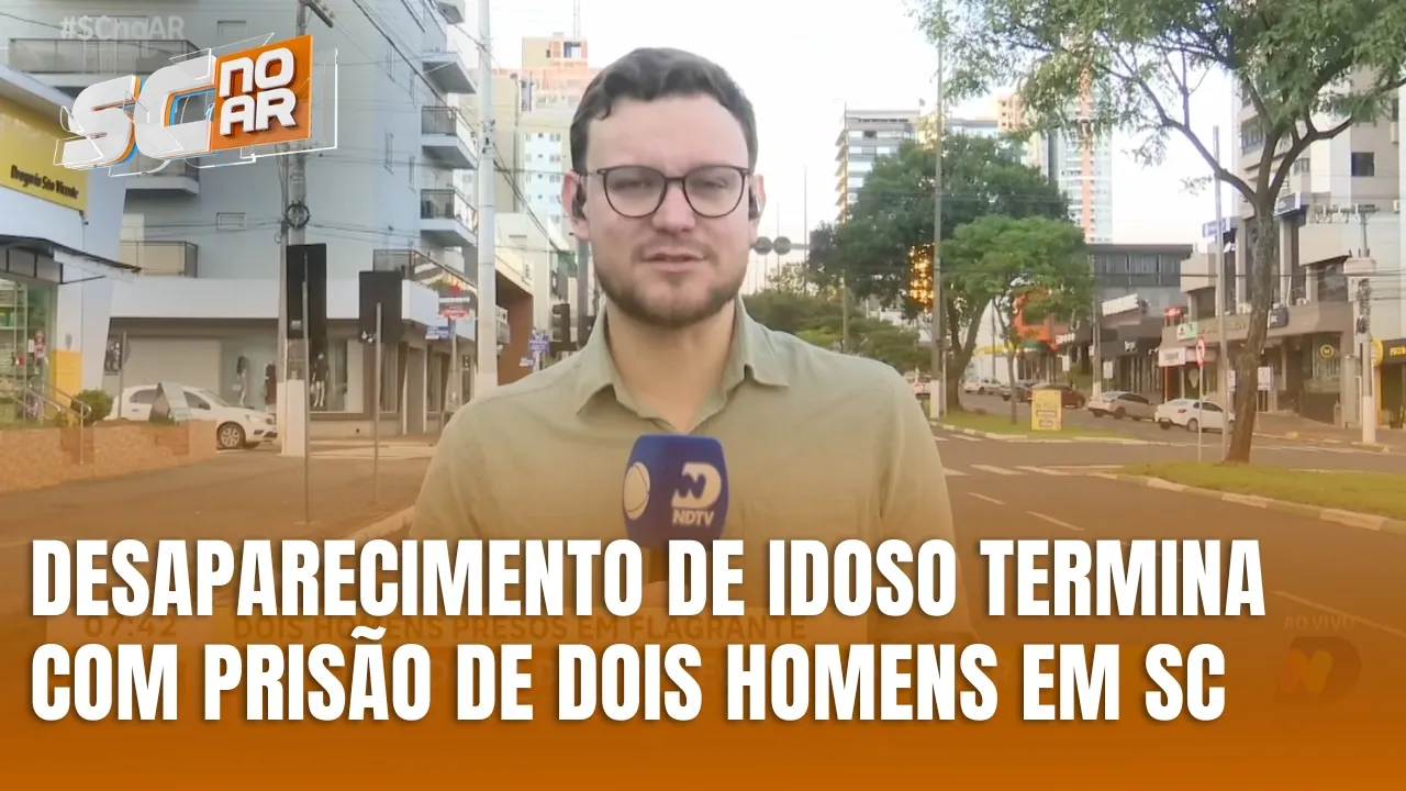 Idoso desaparecido é encontrado morto e dois homens são presos em SC