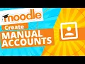 Moodle Tutorial Create user accounts manually