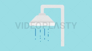 Shower Icon Animation MOV GIF