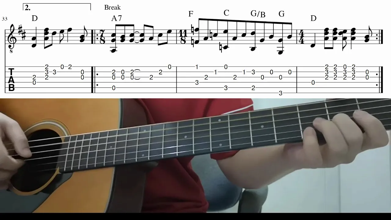 Here Comes The Sun (The Beatles) - Easy Fingerstyle Guitar Playthough Lesson With Tabs Here Comes The Sun (The Beatles) - Easy Fingerstyle Guitar Playthough Lesson With Tabs