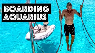 Sailing Bahamas: Exumas: visiting swimming pigs and iguanas Beach and more! / Sailing Aquarius EP220