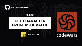 Get character from ASCII value - 8 kyu