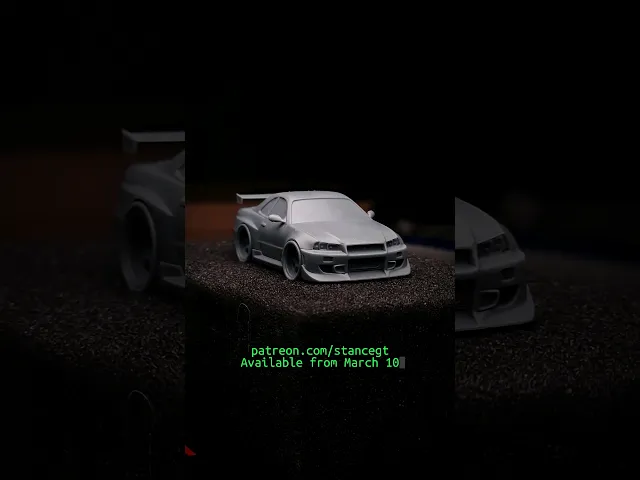 NISSAN SKYLINE GTR R34 2F2F BRIAN | MODEL KIT CAR video thumbnail