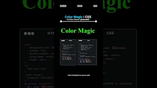 Magic Color Text Animated Gradient Effects Pure mzcode01