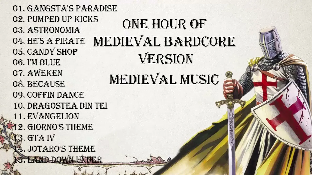 One Hour Of Medieval Bardcore Version The best medieval Style songs !!!