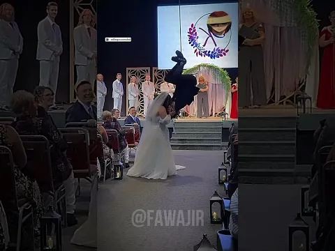 هكذا يبدو حفل زفاف حقيقي مع أحد معجبي سبايدرمان! ( 🎥 : rollingsconesdnd) #shorts