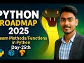 Day 27 function in Python AI CRASH COURSE-Most Extensive Series For Data Science Generative AI