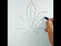 How to draw Pot Leaf