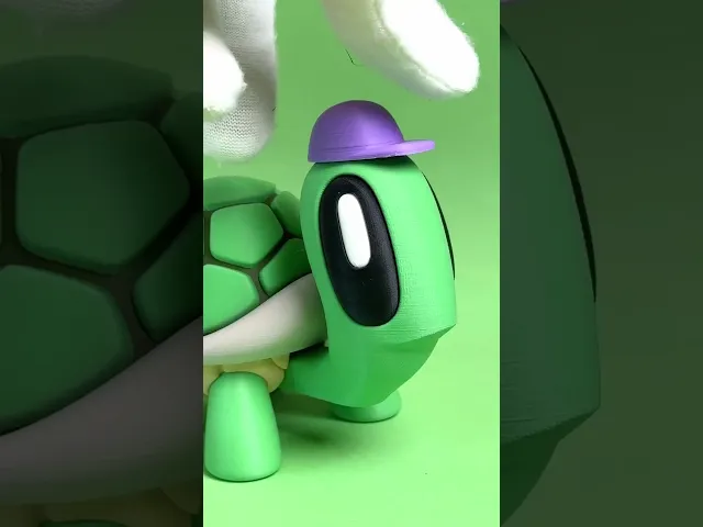 Blob Turtle - Articulated Fidget Toy video thumbnail