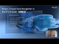 Python 3 based Voice Recognition for Autodesk VRED 2021