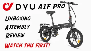 DYU A1F Pro E-Bike Review – Unboxing – Assembly – Test Ride