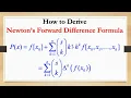 Derivation of Newton s Forward Difference Formula for Function Interpolation Excel Implementation
