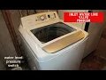 Insignia top load washer-problem