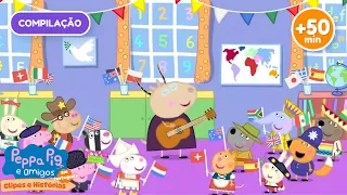 Dia Internacional, A Veterinária e Muito Mais! 🌍l Peppa Pig e Mais em Português - Clipes e Histórias
