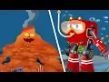 Lagu Supercar Rikki Finds Monster underwater Rescue Baby Shark \u0026 Kids | Car Cartoon Rhyme