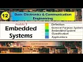 M3 L1 Embedded system Classification and Applications VTU Basic Electronics