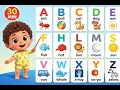 ABC Flashcards for Toddlers First Words A-Z Learn ABC with Fun Objects Smart Tito