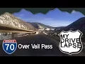 Interstate 70 over Vail Pass Colorado to Frisco