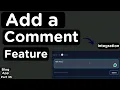 Add a Comment Feature inside a Dynamic Post and Connect with MongoDB