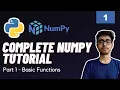 Part 1 Numpy Introduction and Basic Operations Numpy Tutorial
