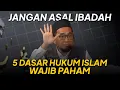 Lagu MEMAHAMI 5 DASAR HUKUM DALAM ISLAM - Ustadz Adi Hidayat LC MA