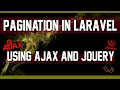 Pagination in Laravel using Ajax and Jquery
