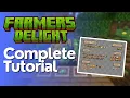Farmers Delight Complete Tutorial All MC versions