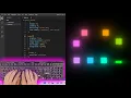 ASMR Programming - Glowing Square Loading Animation Using HTML CSS
