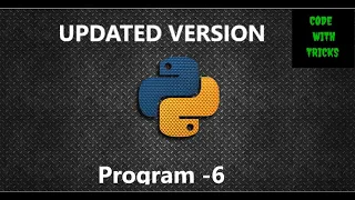 Python Programming no - 6 for absolute beginners python practice even number print