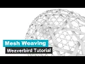 Mesh Weaving Pattern with Weaverbird Grasshopper Tutorial