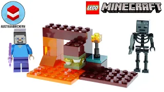 Lego Minecraft 30331 The Nether Duel - Lego Speed Build Review