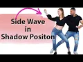 How To Side Wave In The Shadow Position Bachata Sensual